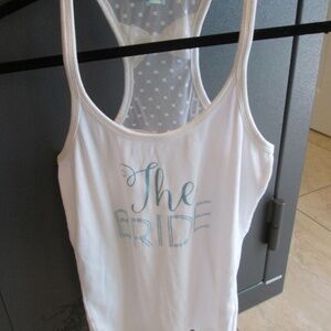 Betsy Johnson  “The Bride” tank top - Size Medium